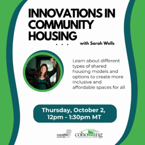 Innovations in Community Housing