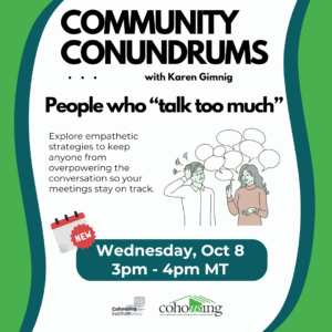Community Conundrums: People who talk too much