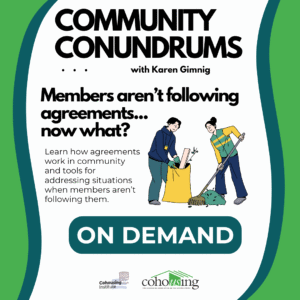 Community Conundrums: Members aren’t following agreements, now what?