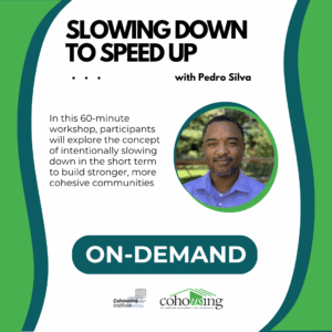 Slowing Down to Speed Up