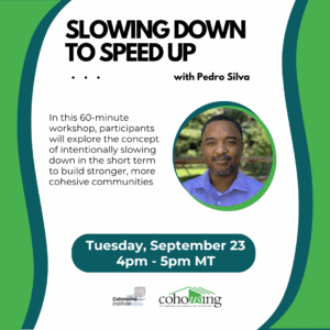 Slowing Down to Speed Up